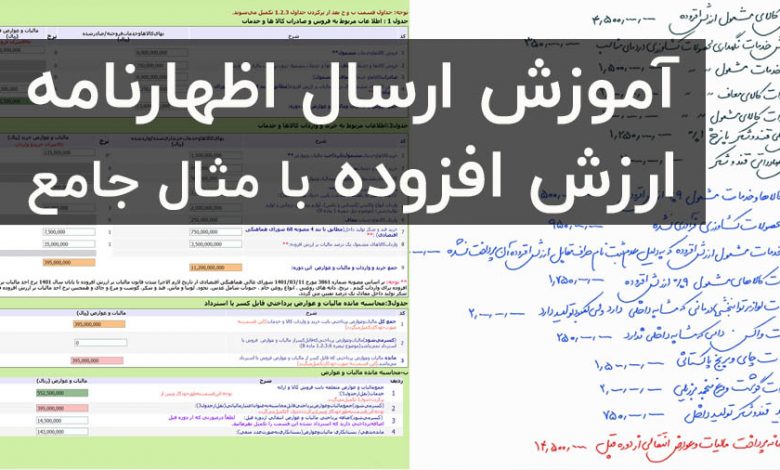 اظهارنامه ارزش افزوده