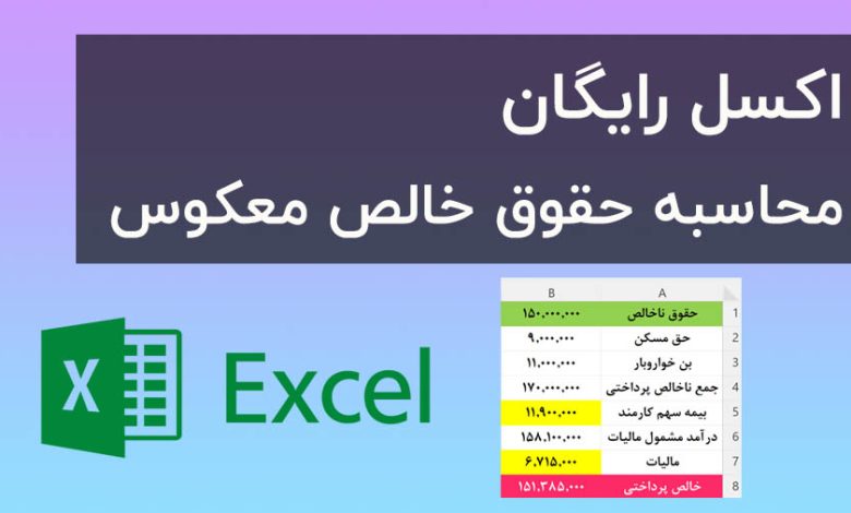 دانلود رایگان محاسبه حقوق خالص معکوس